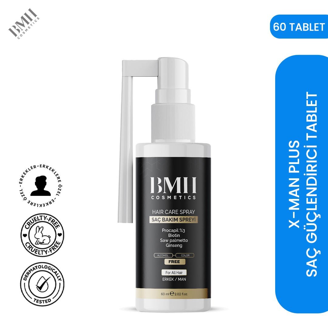 BMH Saç Bakım Spreyi 60 Ml ( Procopil %3 + Biotin + Saw palmetto + Ginseng )